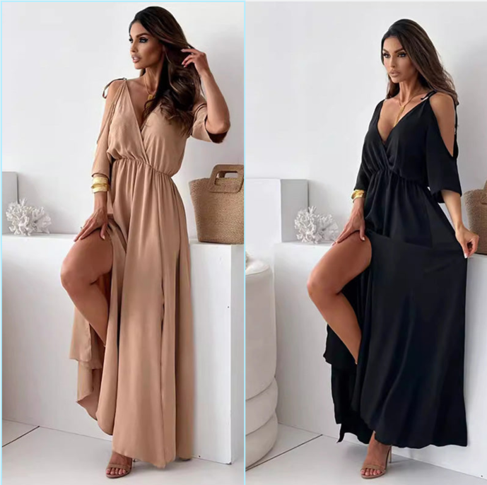 Noor - Side Split Dress