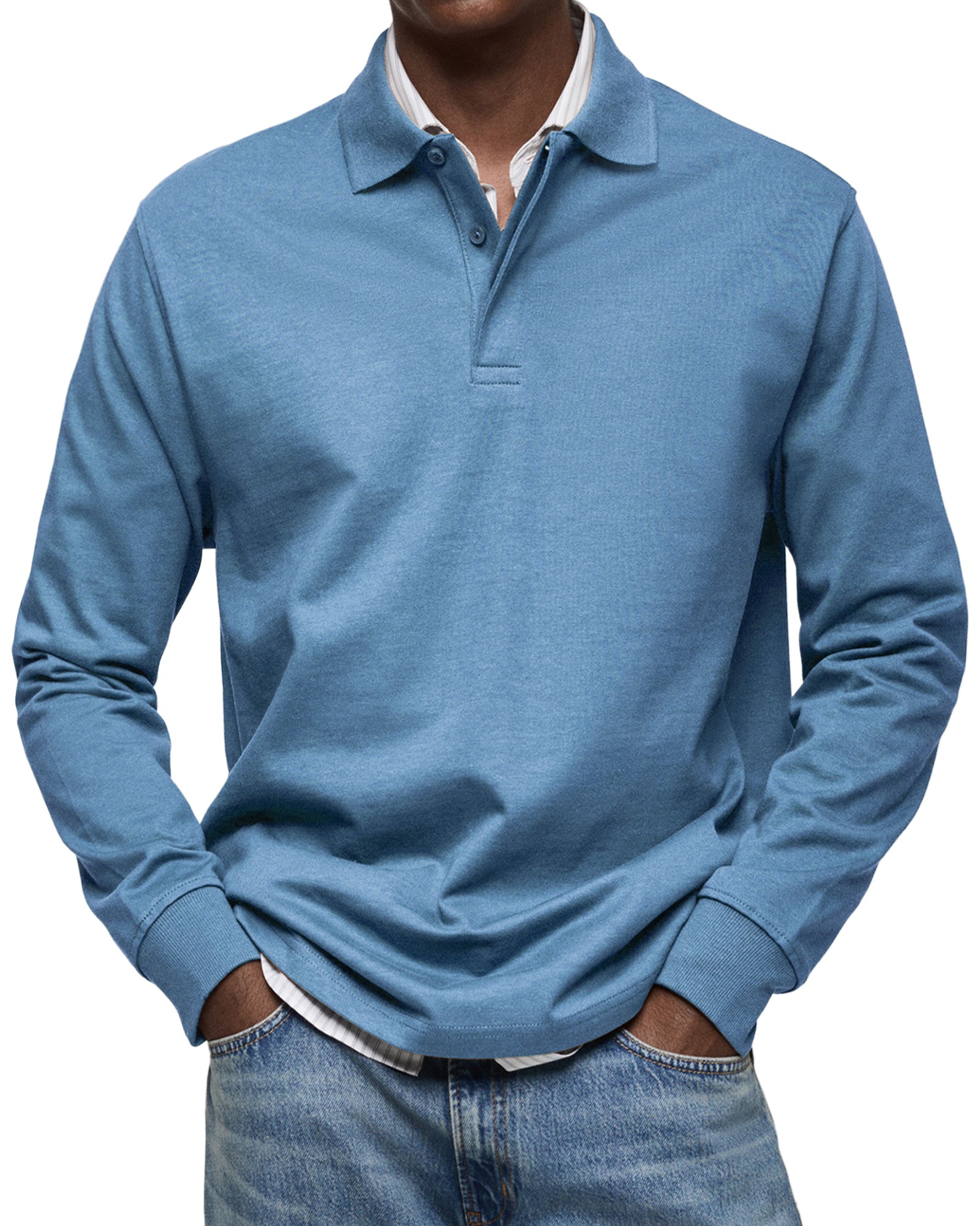 Javier – Long-Sleeve Polo Shirt