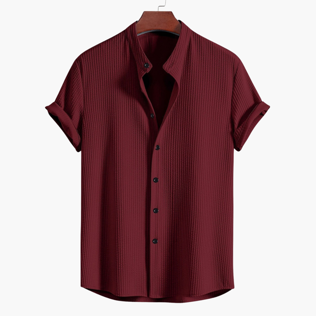 Carlos – Ribbed Collar Shirt