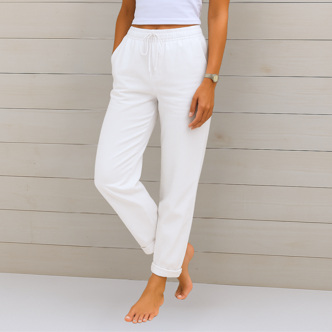 Clara – Pantaloni Premium in Lino