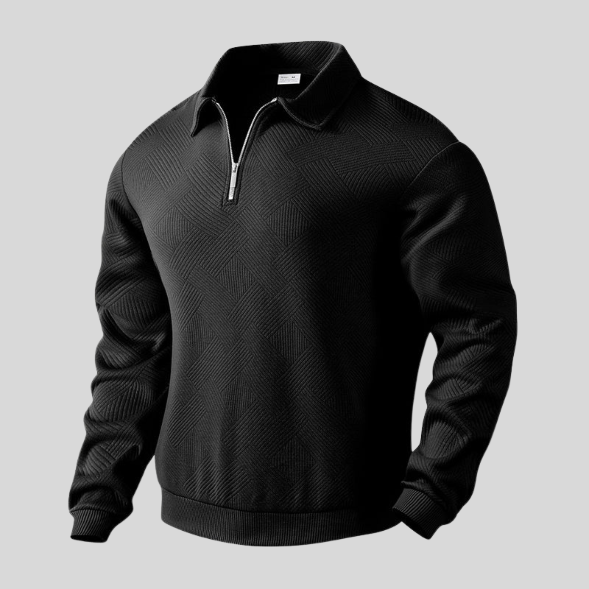 Nikolas - Jacquard Half-Zip Sweatshirt