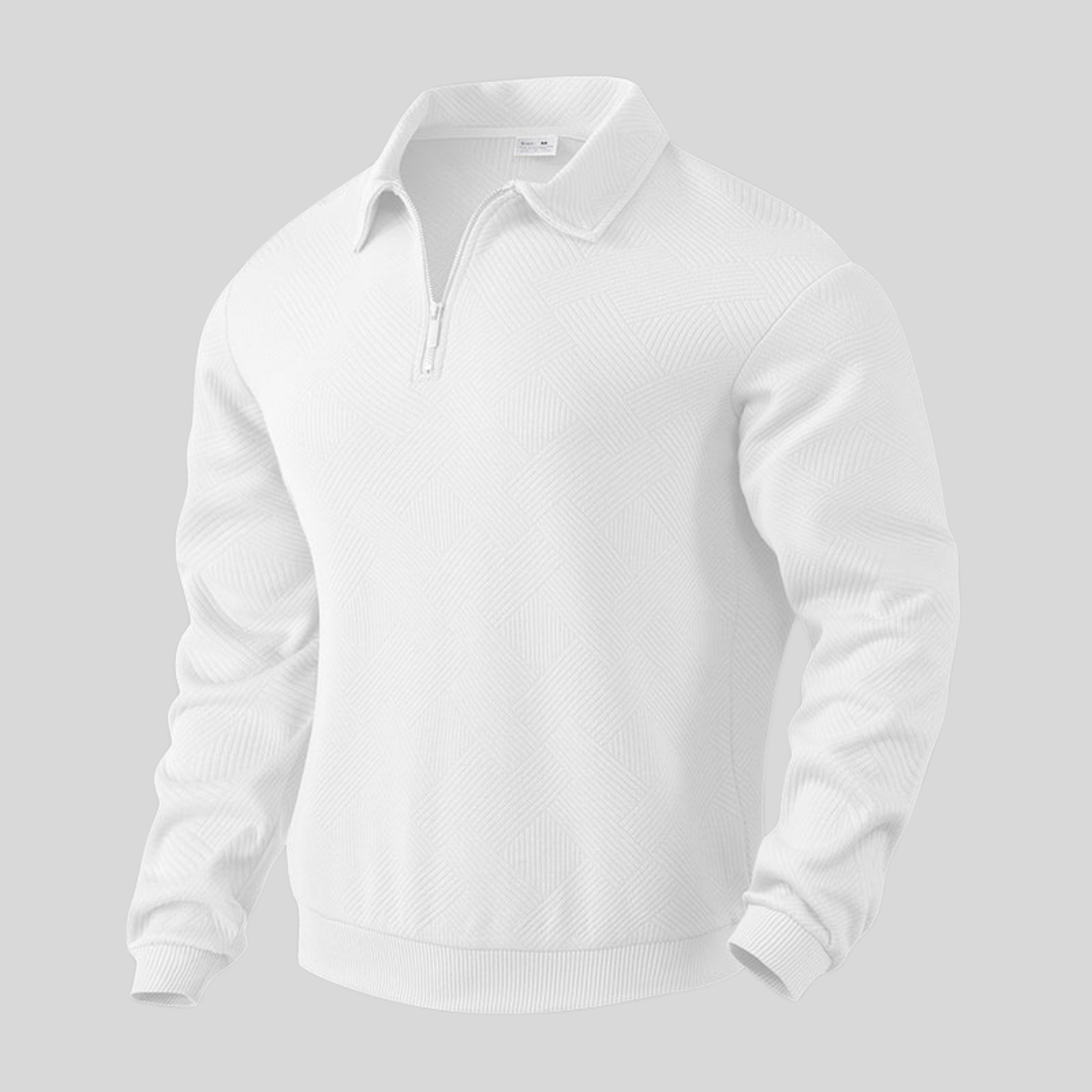 Nikolas - Jacquard Half-Zip Sweatshirt
