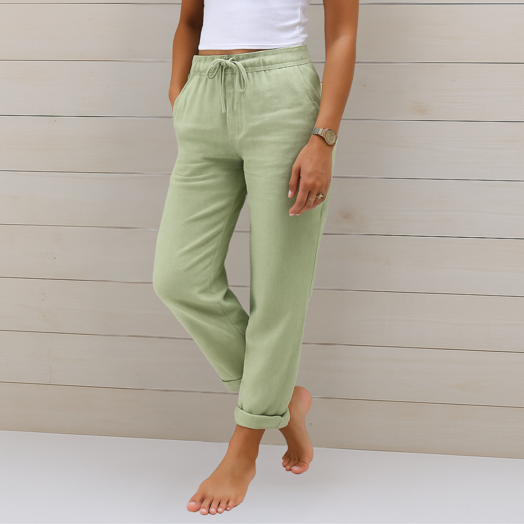 Clara – Pantaloni Premium in Lino