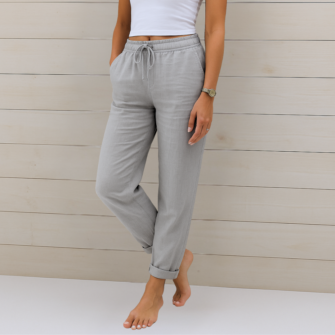 Clara – Pantaloni Premium in Lino
