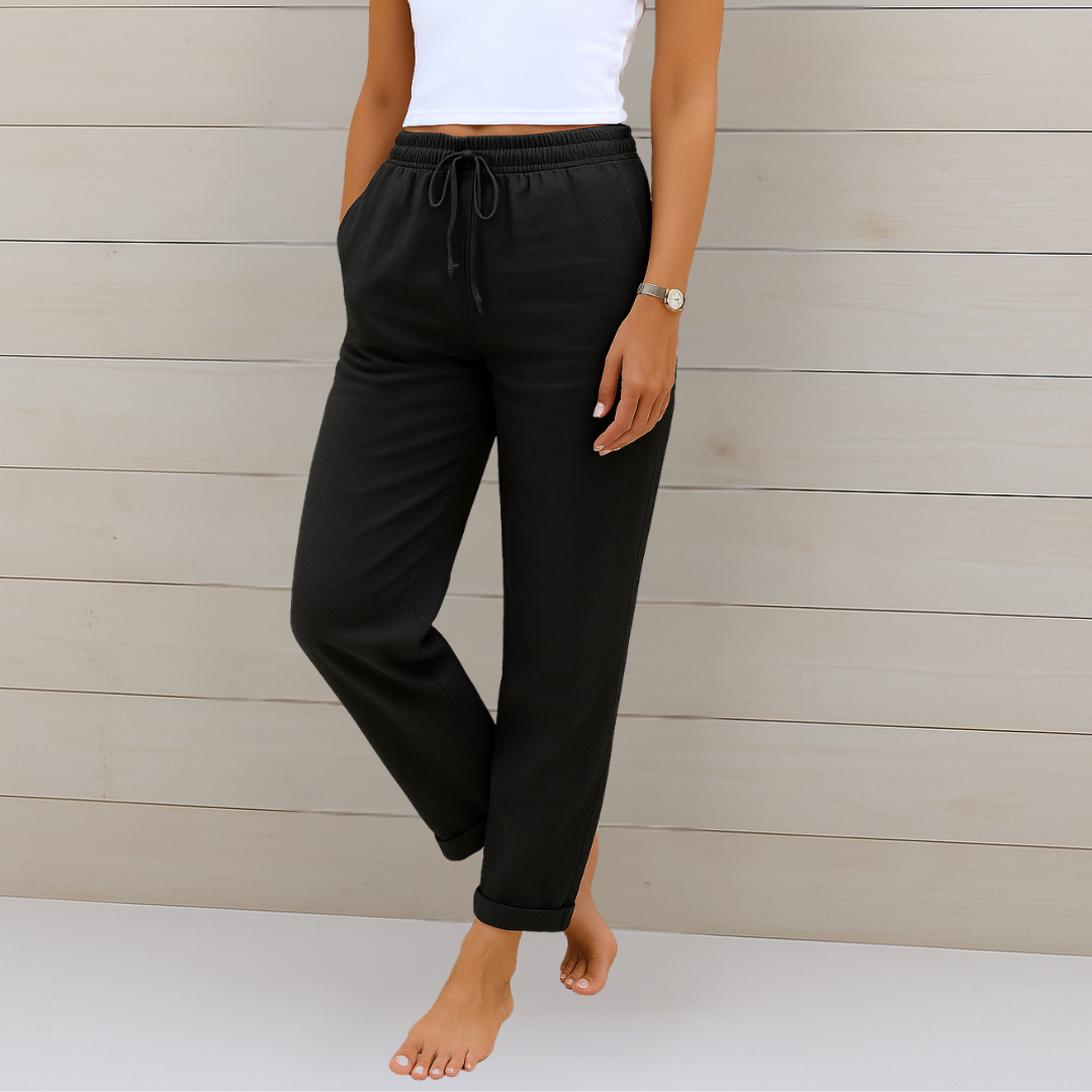 Clara – Pantaloni Premium in Lino