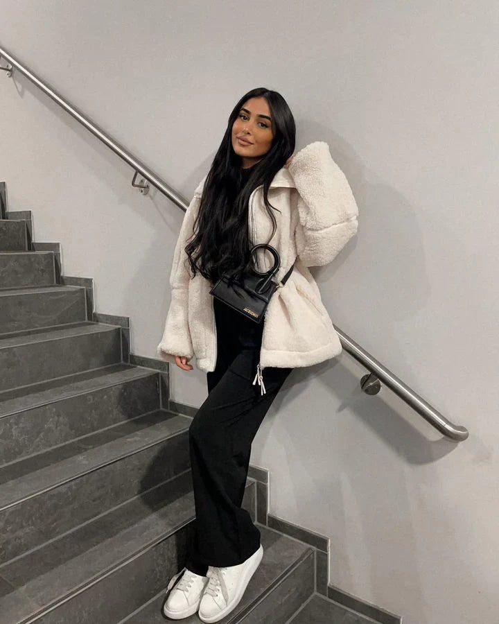 Olivia –  Warm Teddy Coat
