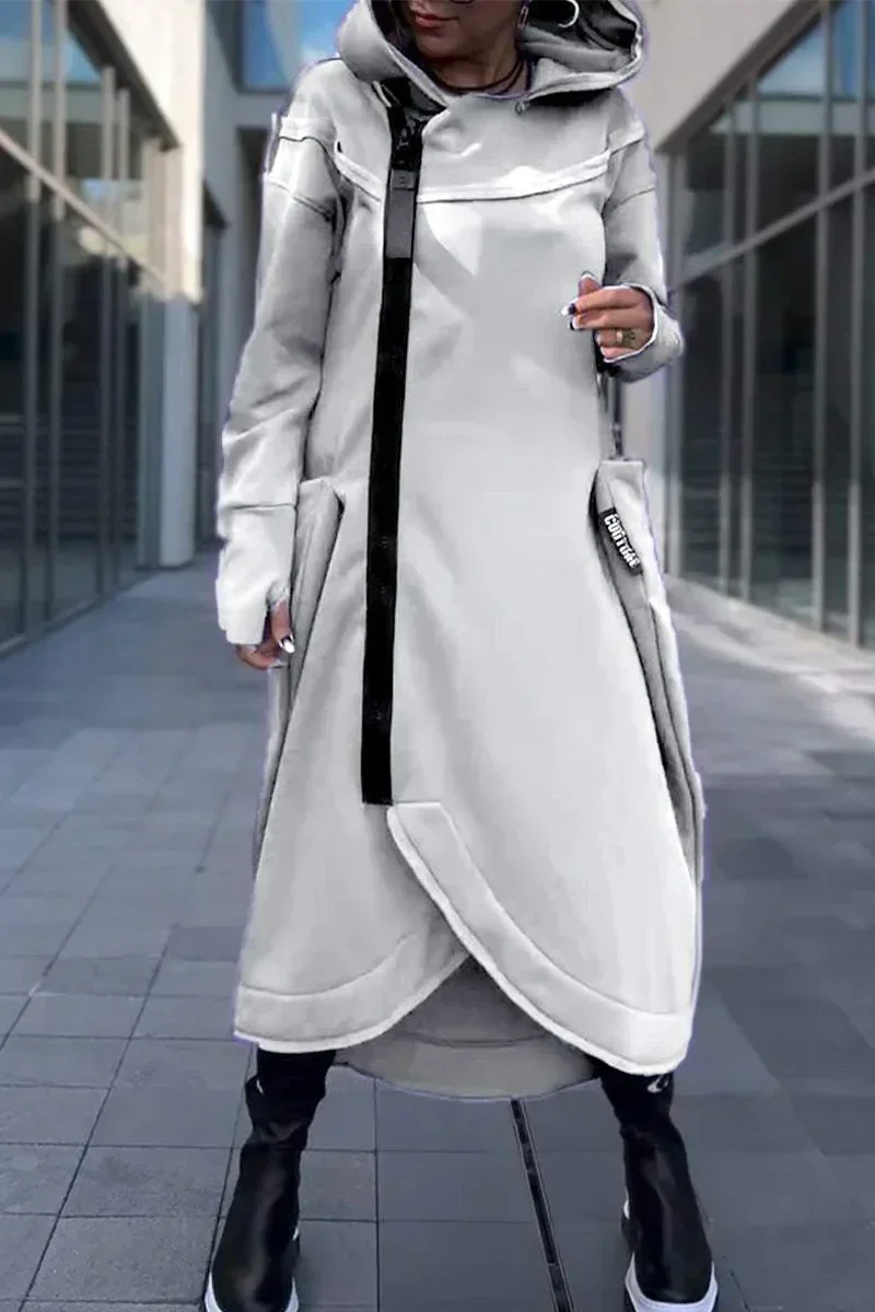 Marie - Cappotto lungo con cappuccio