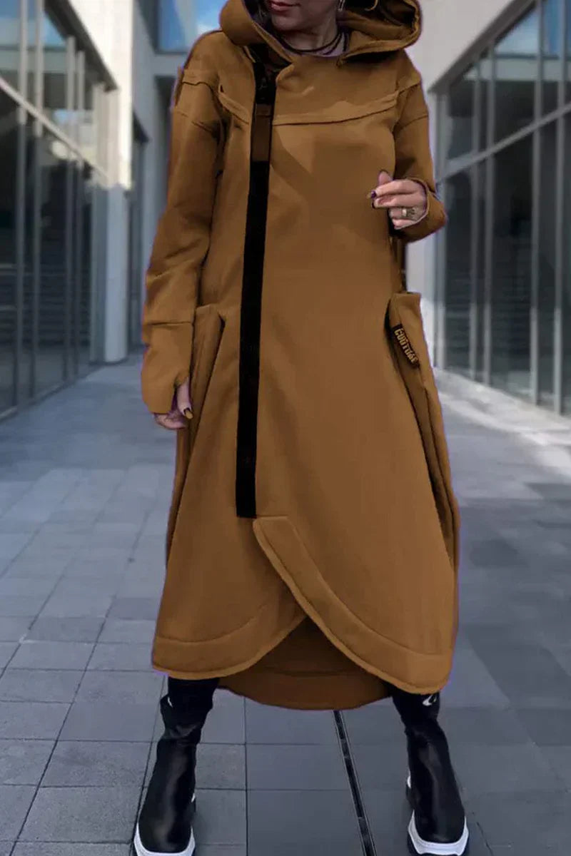 Marie - Cappotto lungo con cappuccio