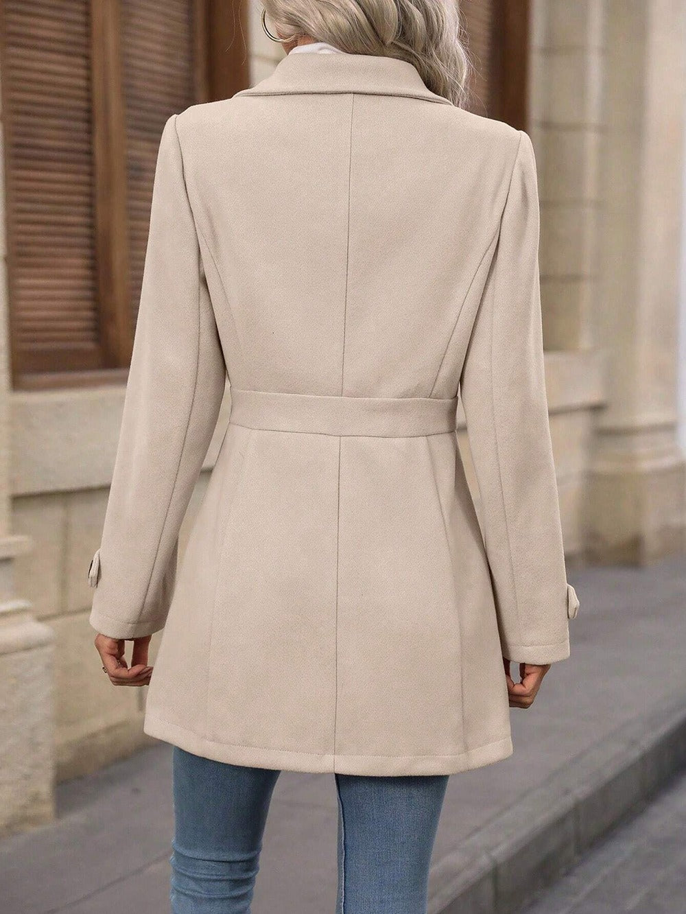 Emily - Woolen Mid-length Coat