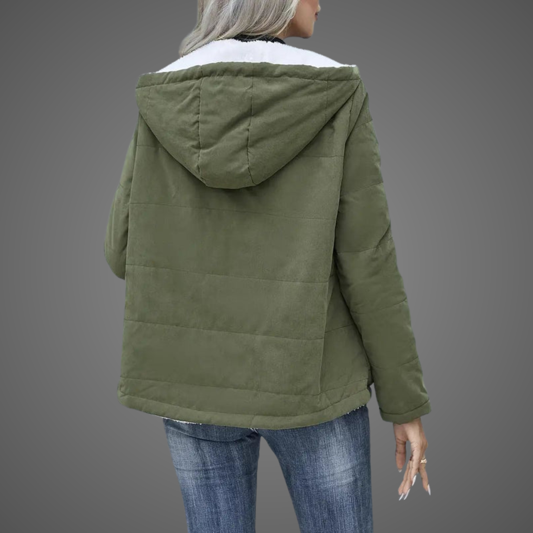 Grace - Fleece-Lined Hooded Coat