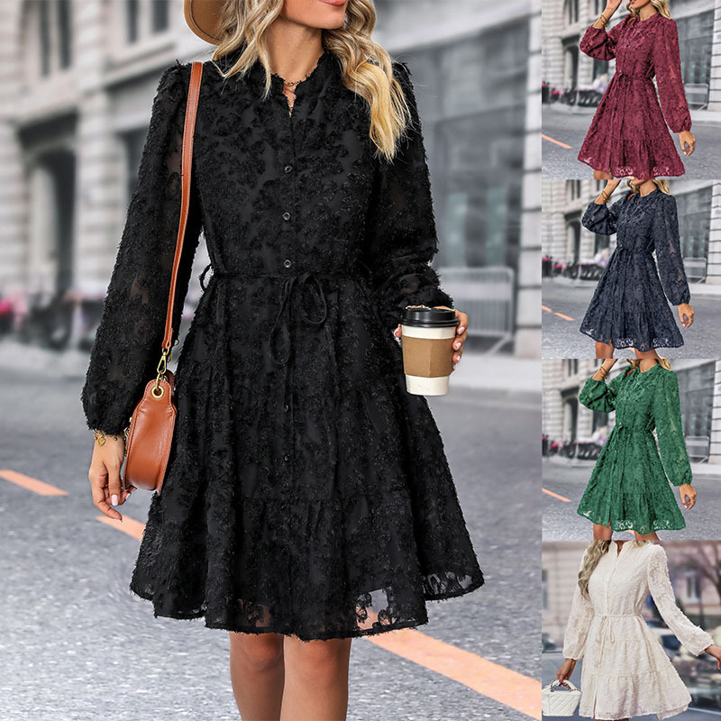 AMELIA™ – Elegant Long Sleeve Dress