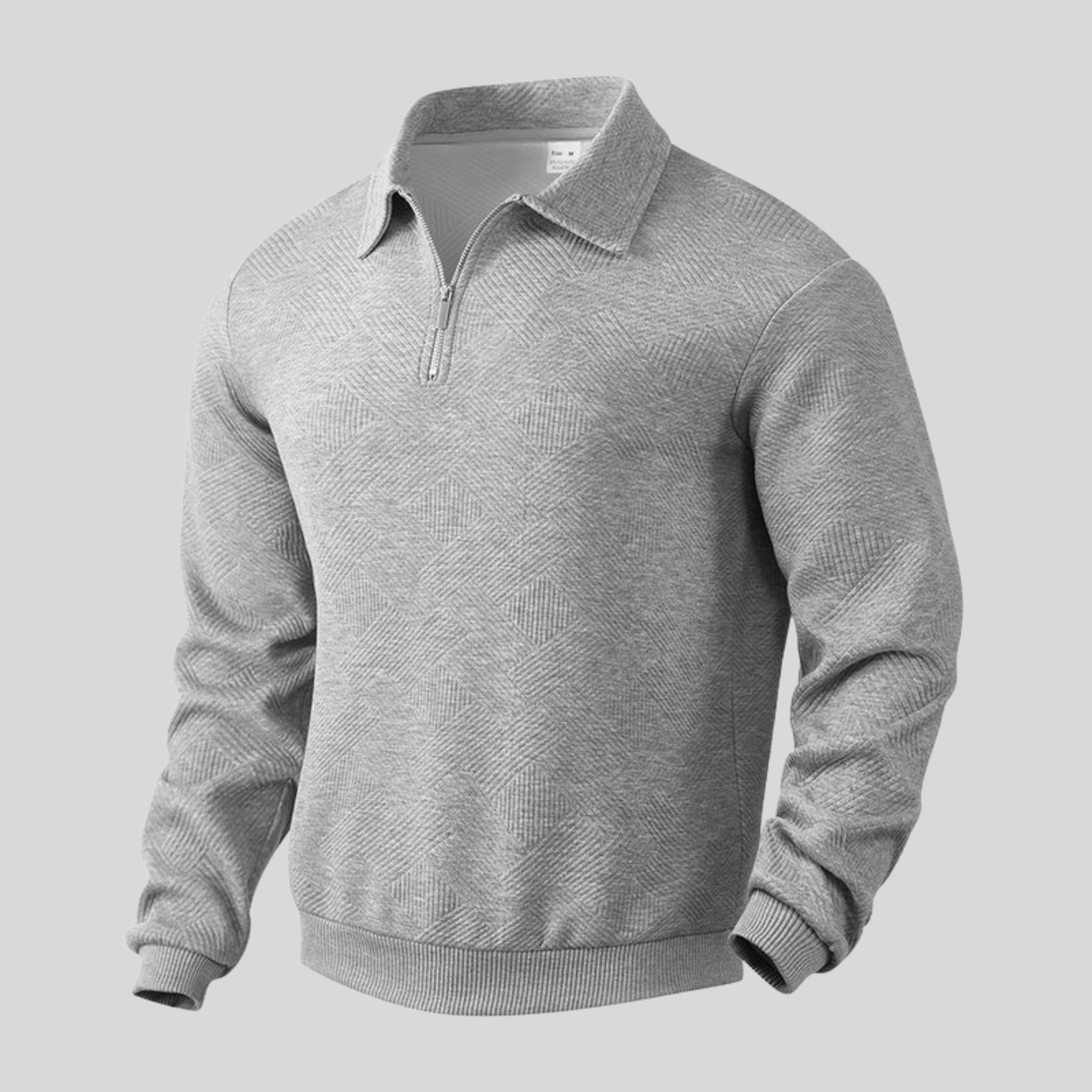 Nikolas - Jacquard Half-Zip Sweatshirt