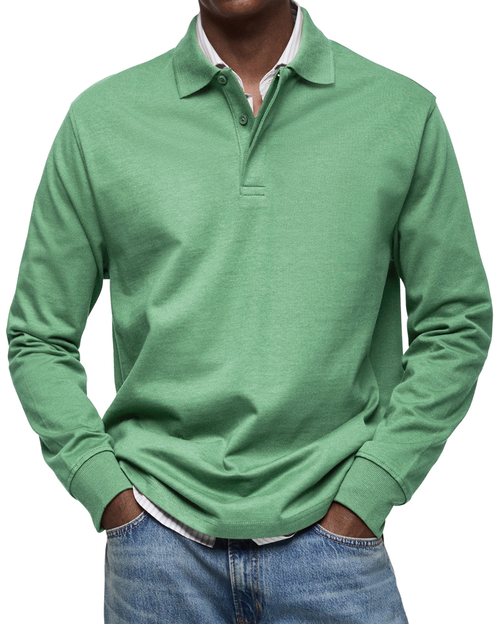 Santiago – Casual Long Sleeve Polo
