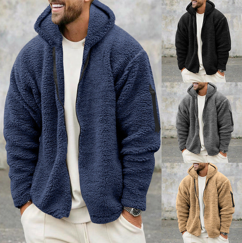 Adriel - Plush Hooded Jacket