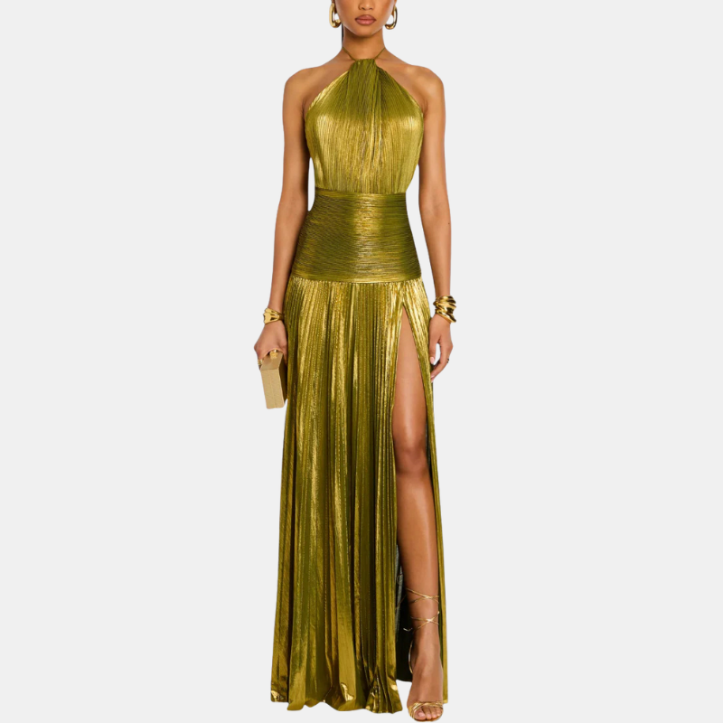 Manuela – Draped Halter Dress