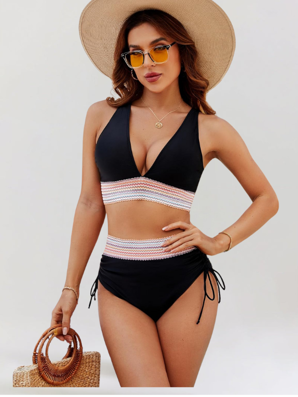 Lidia – Set Bikini a Vita Alta con Controllo Pancia