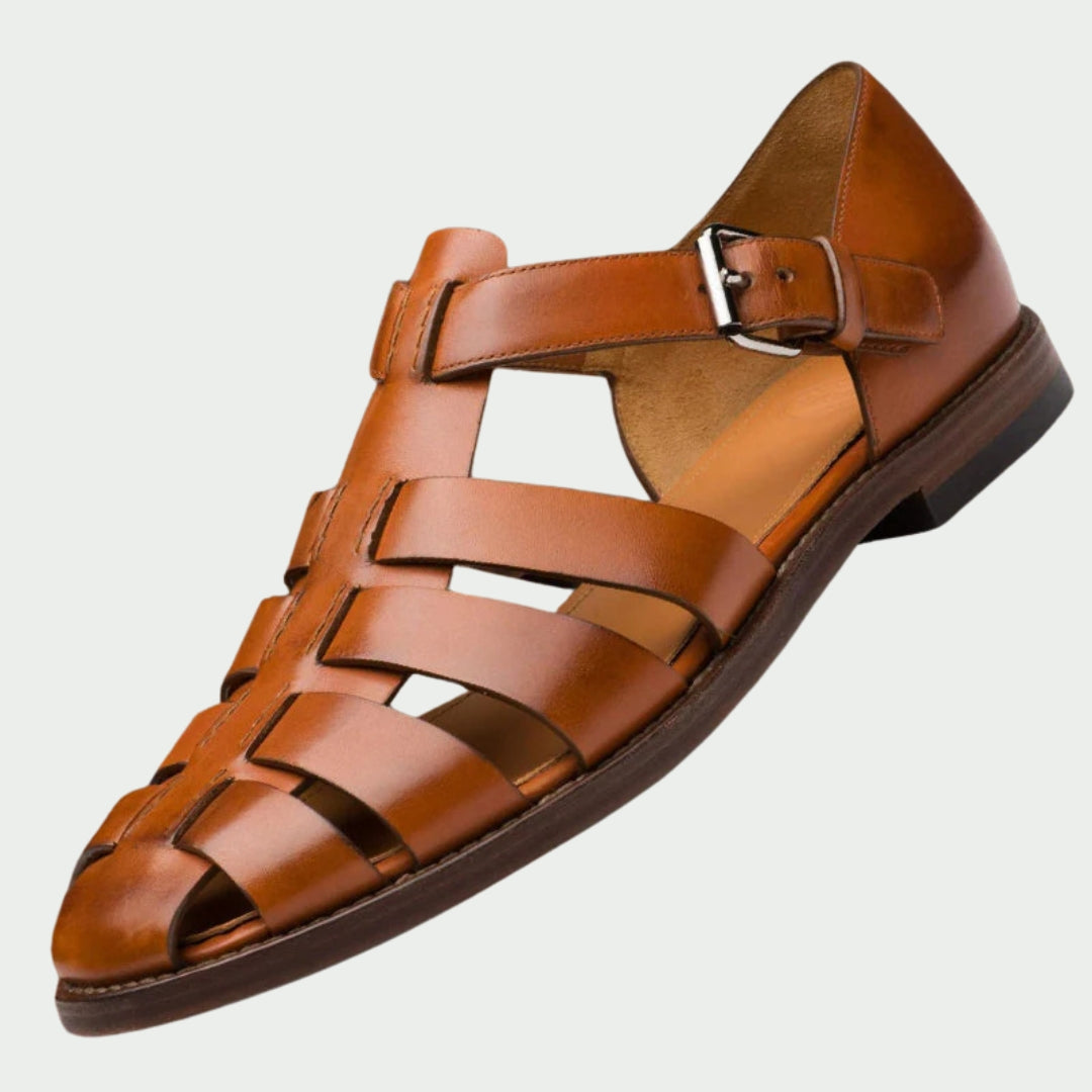 Hugo – Leather Strap Sandals