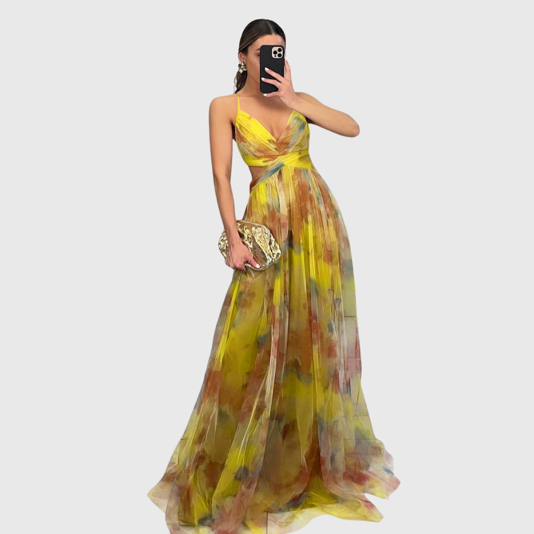 Alma – Abito Maxi Plissettato