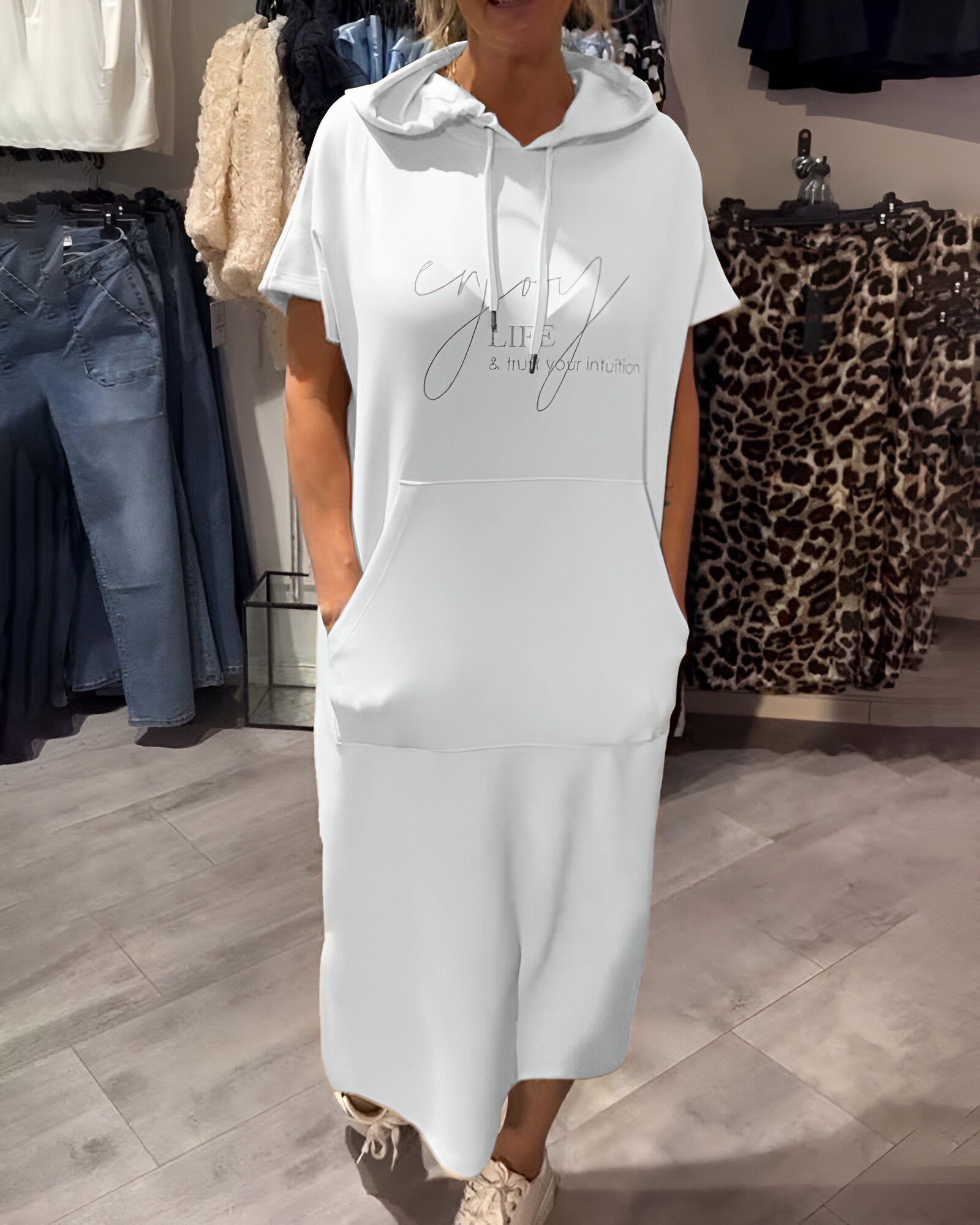 Vera – Hoodie Midi Dress