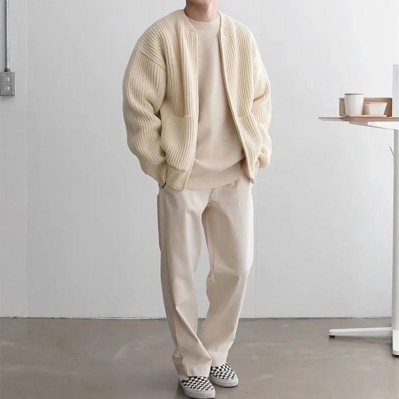Arthur - Knitted Zip-up Cardigan