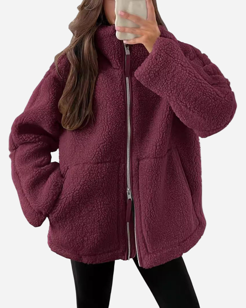 Léa – Zip-Up Coat