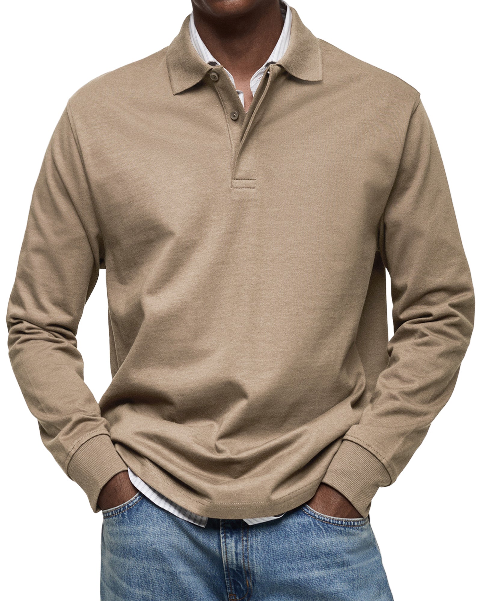 Javier – Long-Sleeve Polo Shirt
