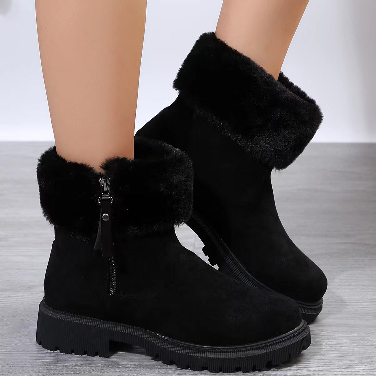 Evelyn - Plush Winter Boots