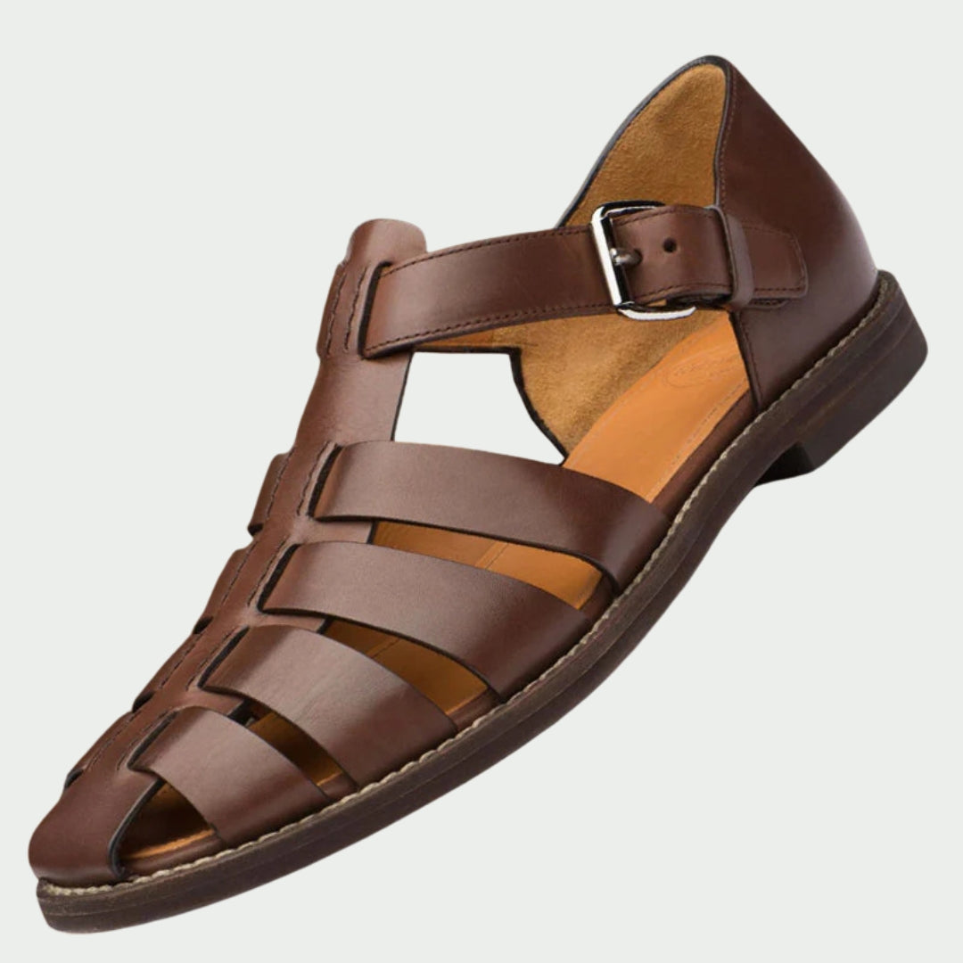 Hugo – Leather Strap Sandals