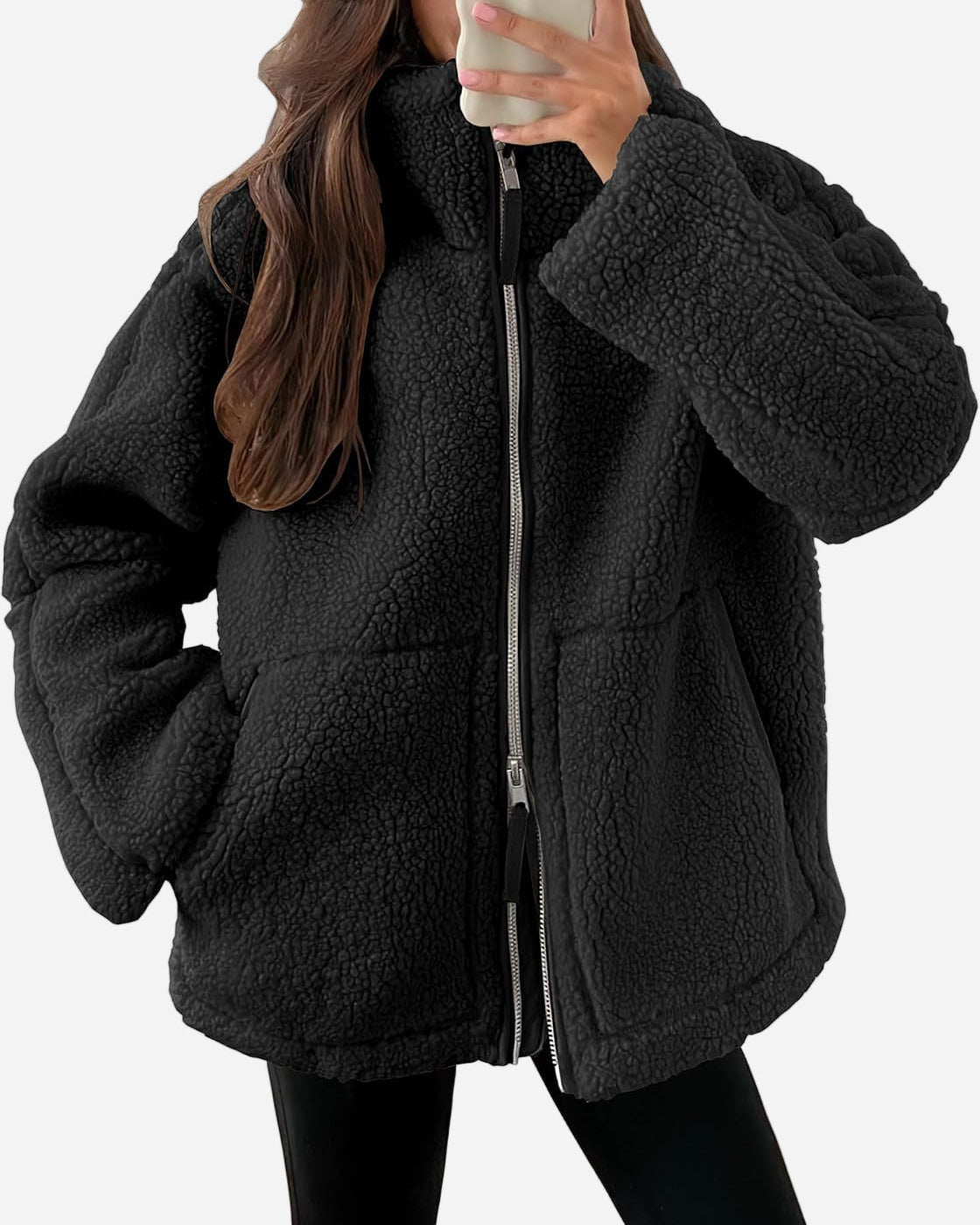Léa – Zip-Up Coat