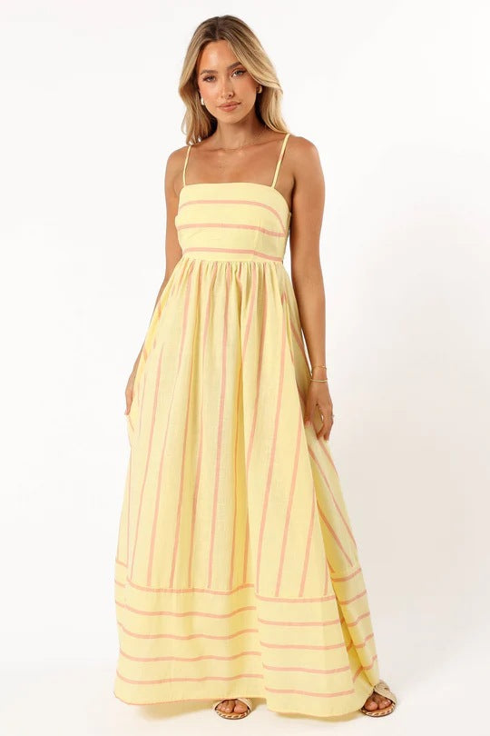 Lucia – Striped Maxi Dress