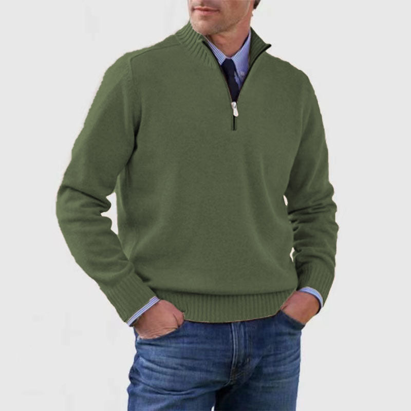 Alden - Stand Collar Sweater