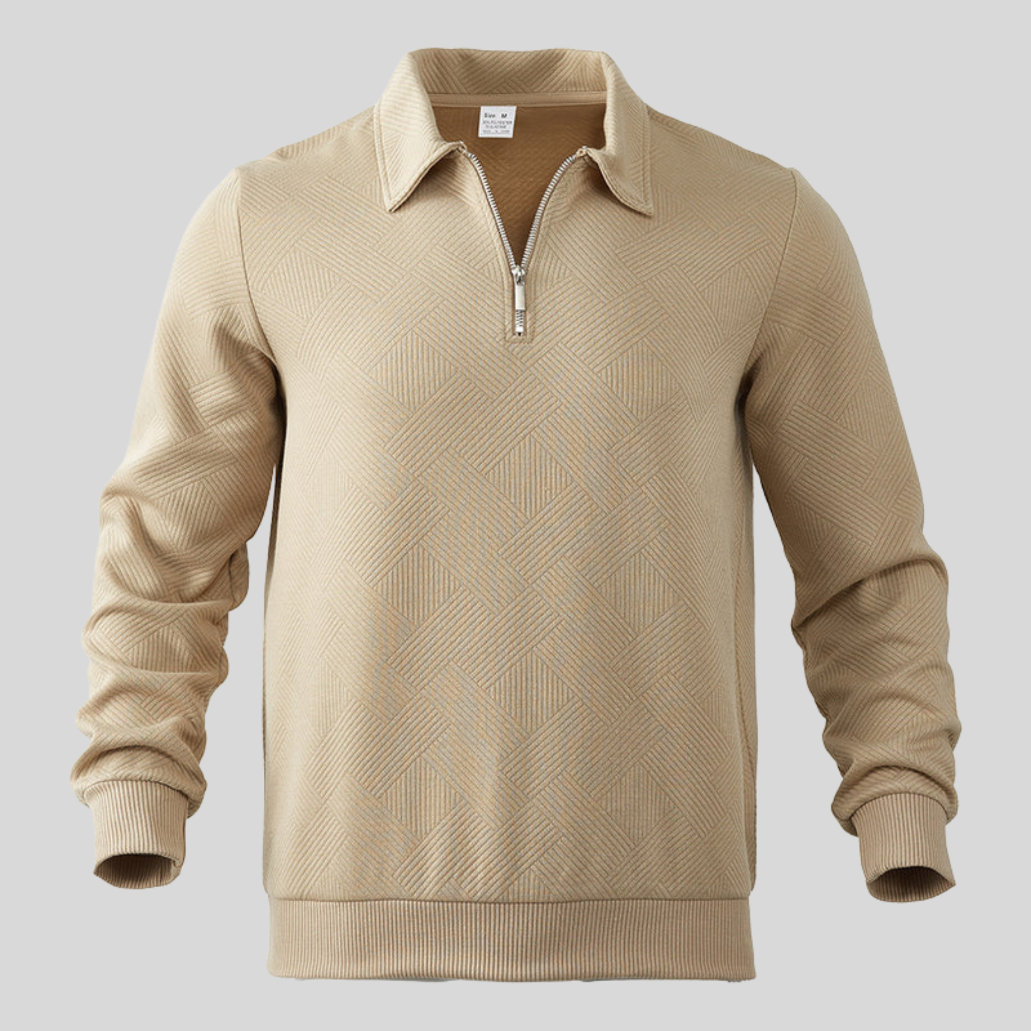 Nikolas - Jacquard Half-Zip Sweatshirt