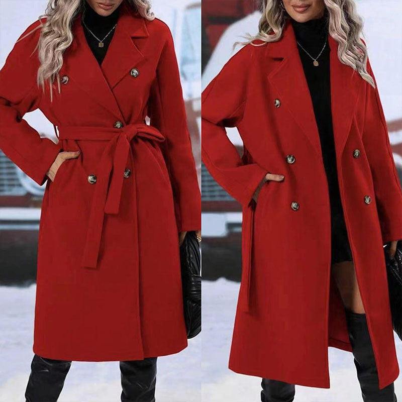 Scarlett - Double-breasted Trench Coat
