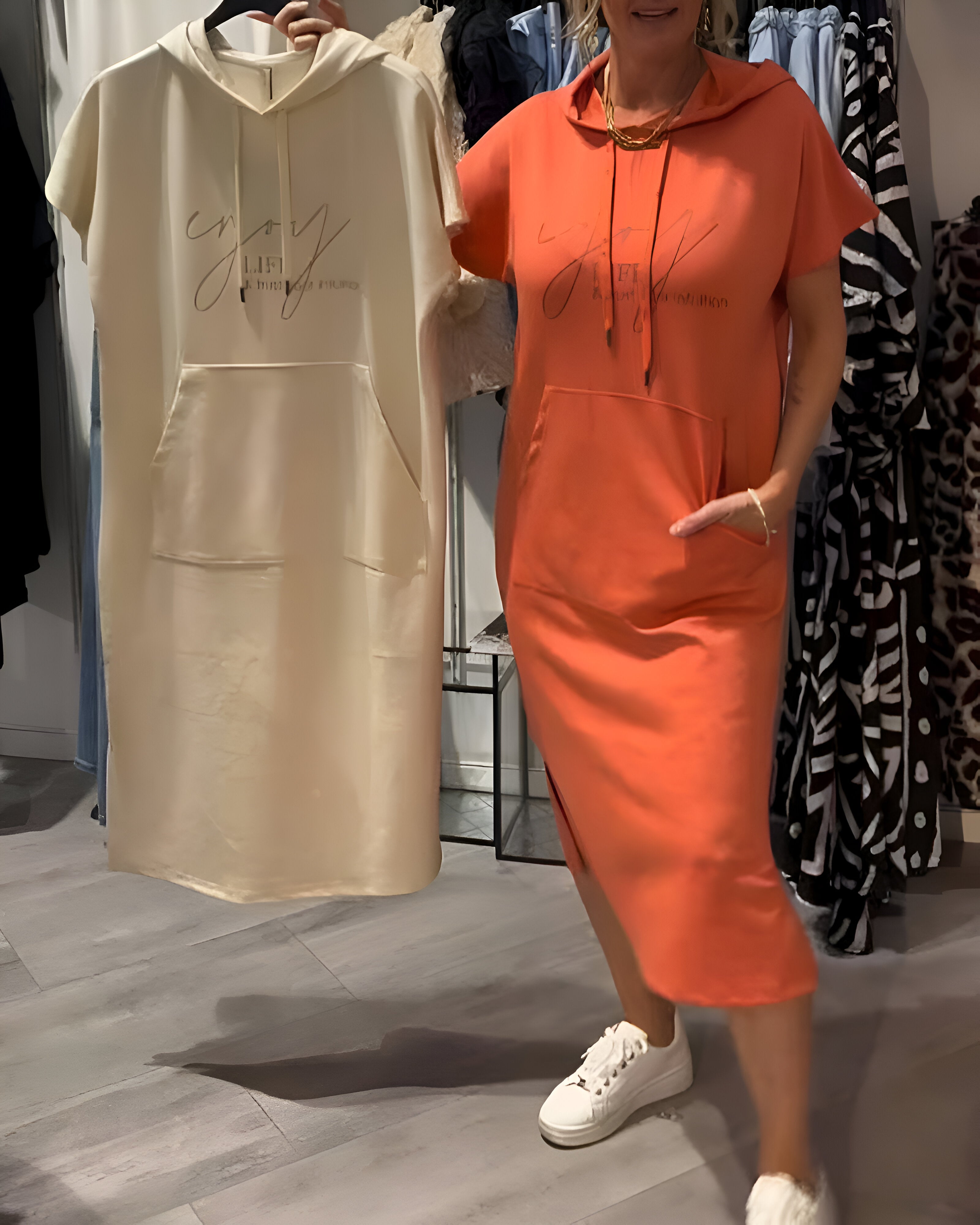 Vera – Hoodie Midi Dress
