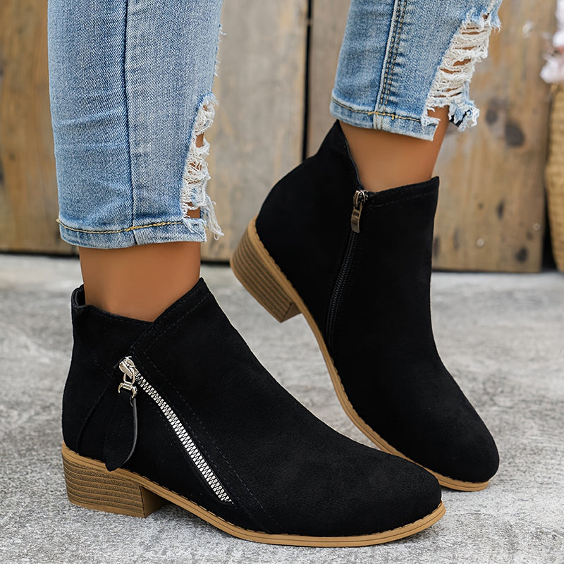 Lucia – Premium Suede Ankle Boots