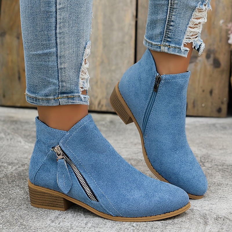 Lucia – Premium Suede Ankle Boots
