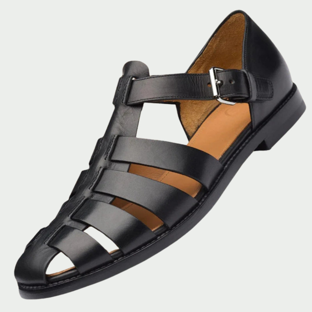 Hugo – Leather Strap Sandals