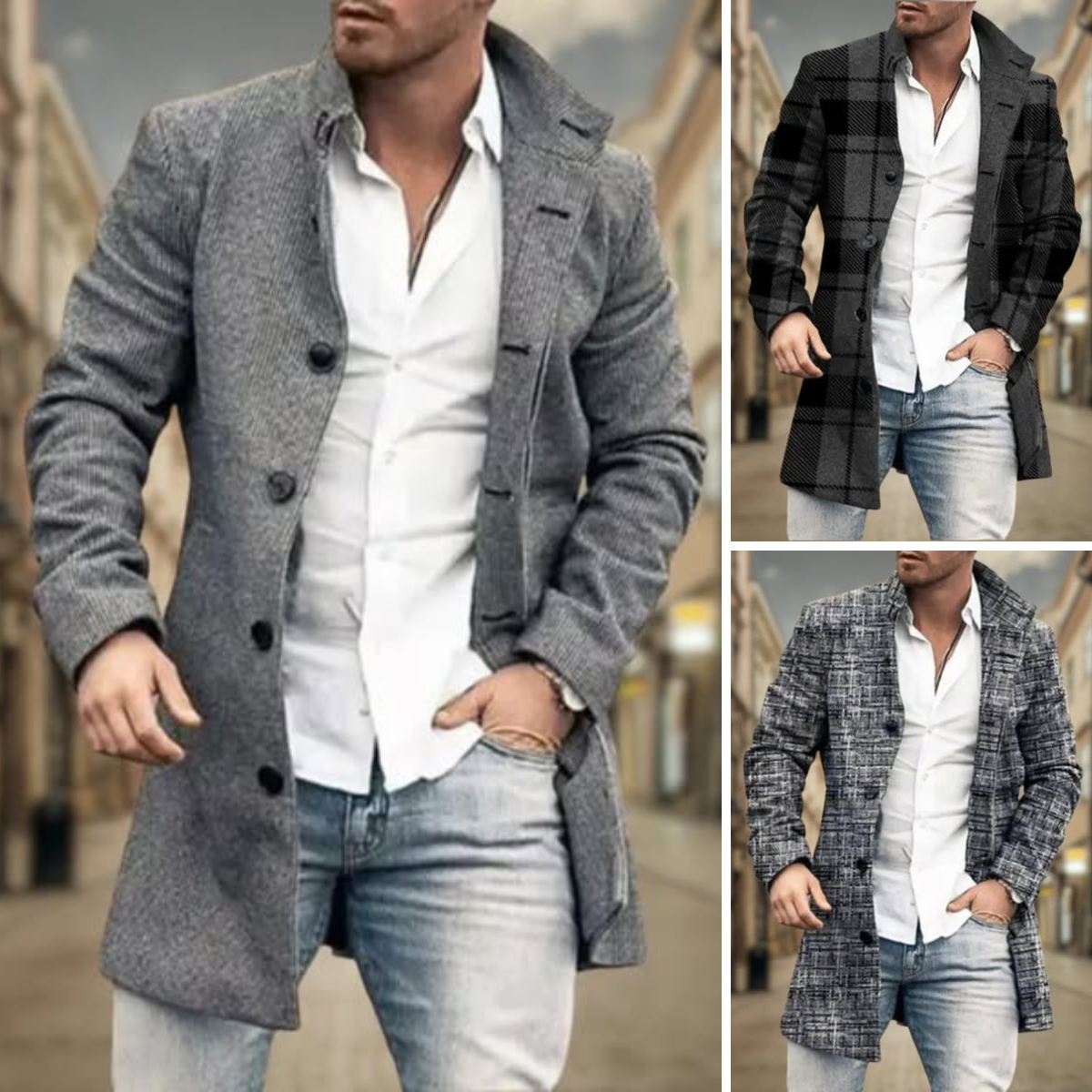 Sergio – Premium Wool Coat
