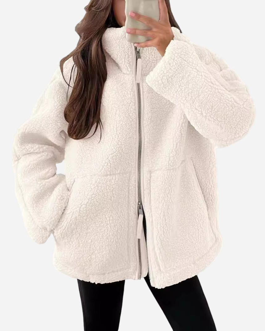 Léa – Zip-Up Coat