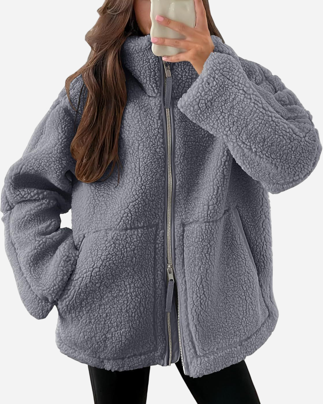 Léa – Zip-Up Coat