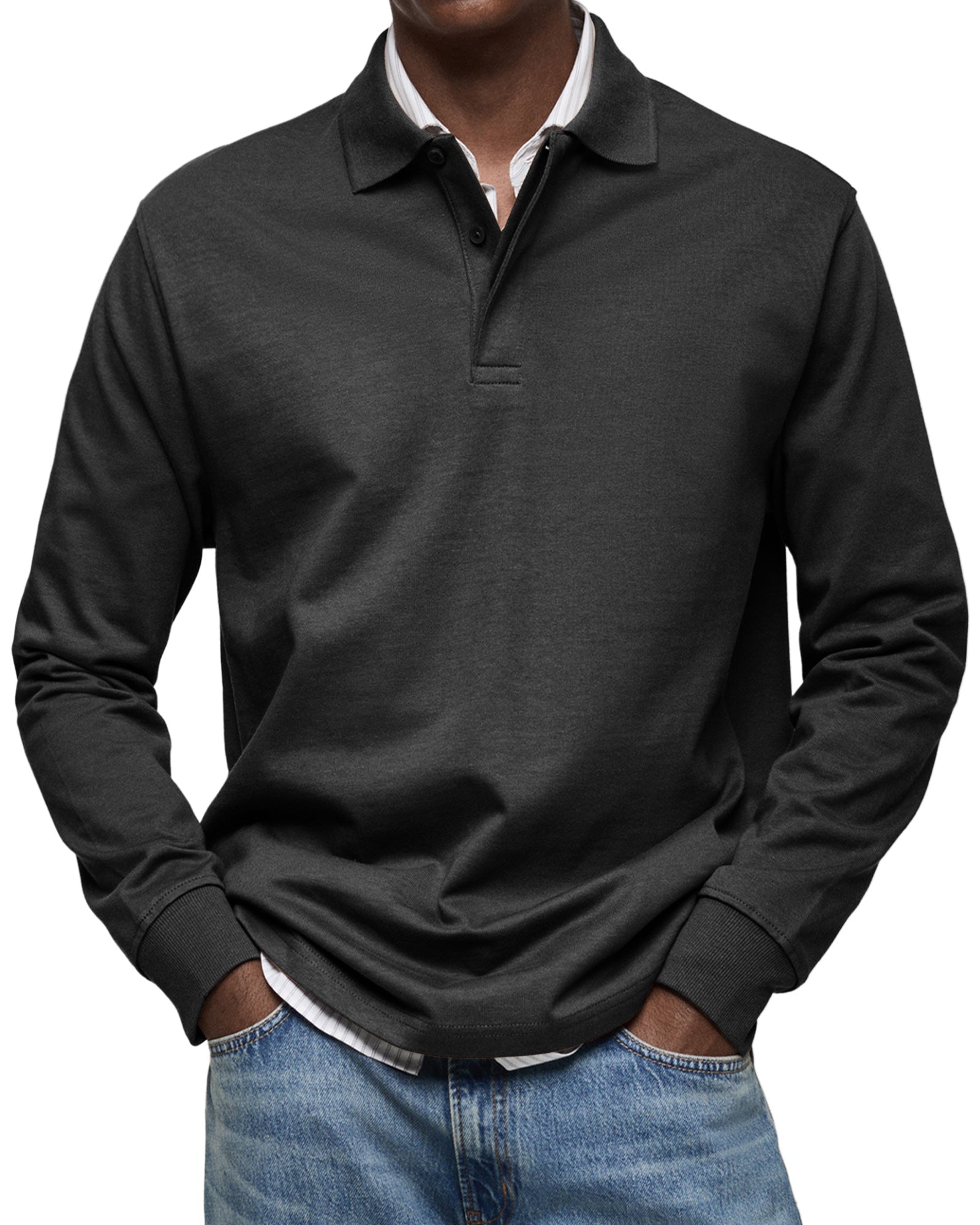 Javier – Long-Sleeve Polo Shirt
