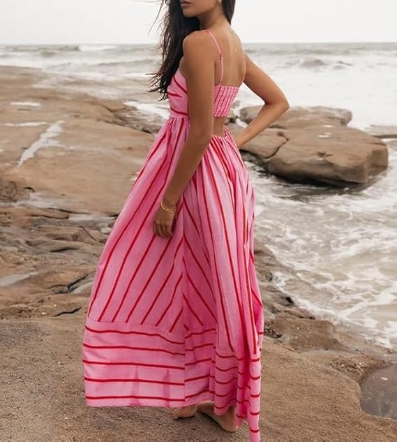 Lucia – Striped Maxi Dress