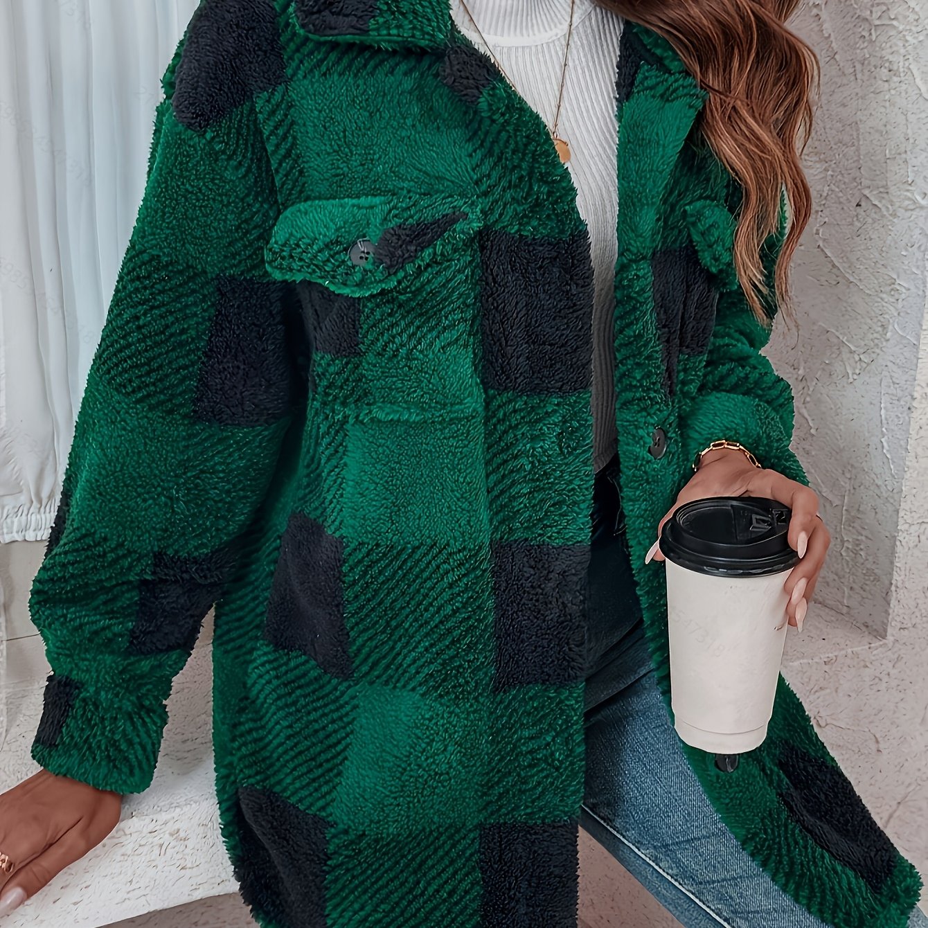 Laura – Warm Fleece Coat