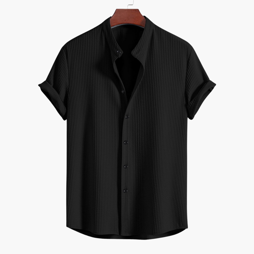 Carlos – Ribbed Collar Shirt