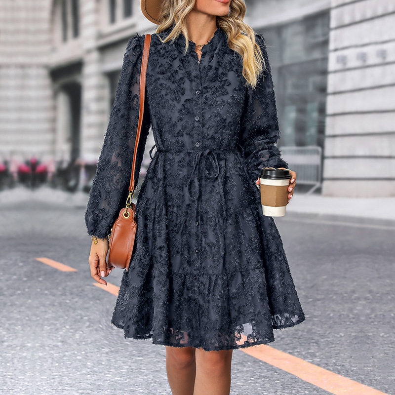 AMELIA™ – Elegant Long Sleeve Dress