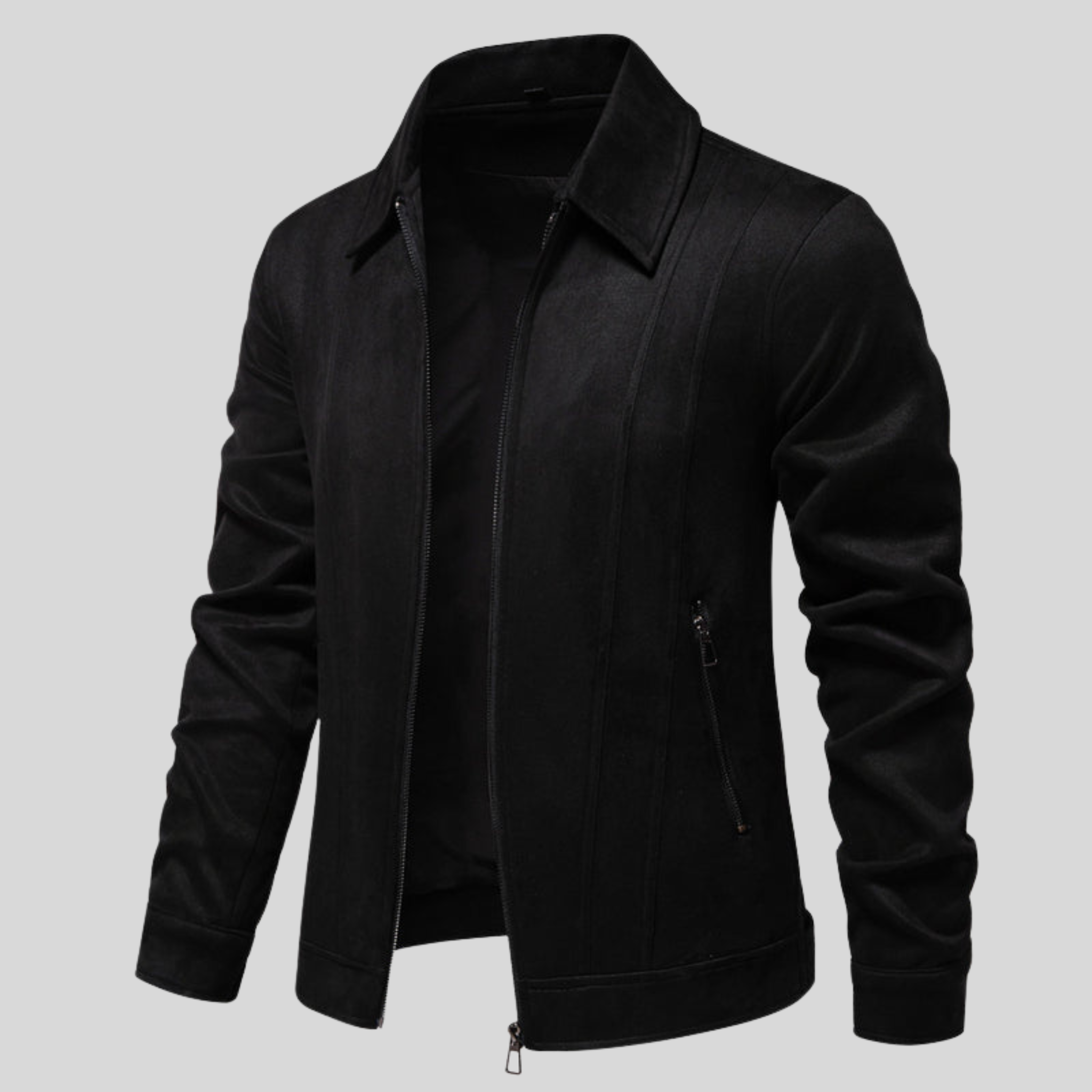 Karter - Suede Zipper Jacket