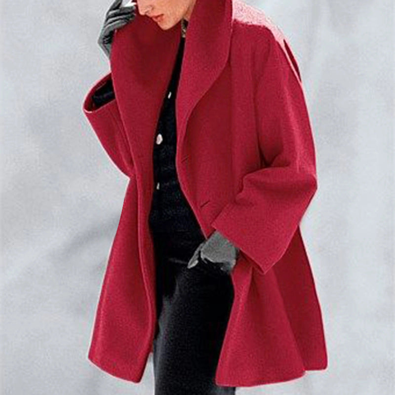 Sara – Long Woolen Coat