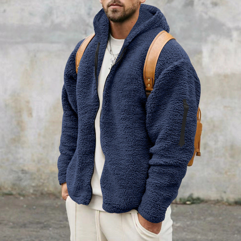 Adriel - Plush Hooded Jacket