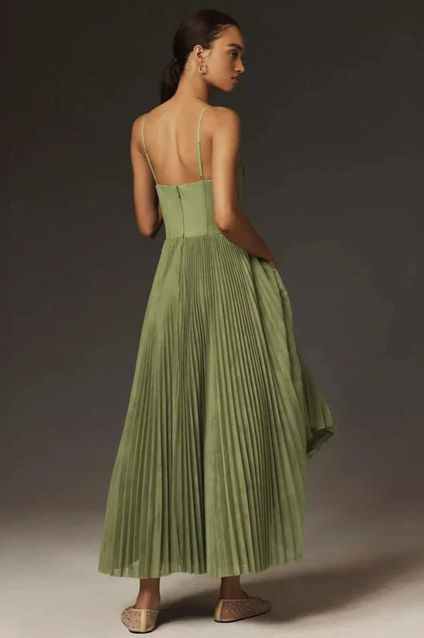 Marie – Pleated Tulle Dress