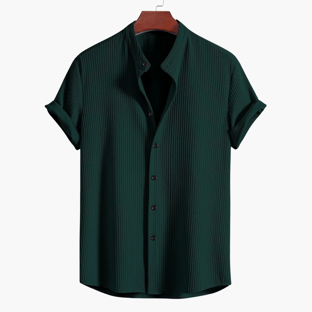 Carlos – Ribbed Collar Shirt